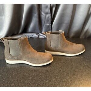 Timberland Sensorflex Tan Suede Pull On Ankle Boots Women's Size 7